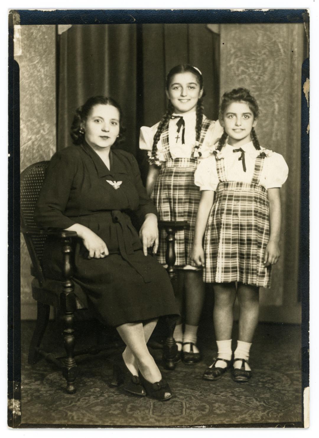 Armenouhi with daughters Margaret and Zarouhi.jpg