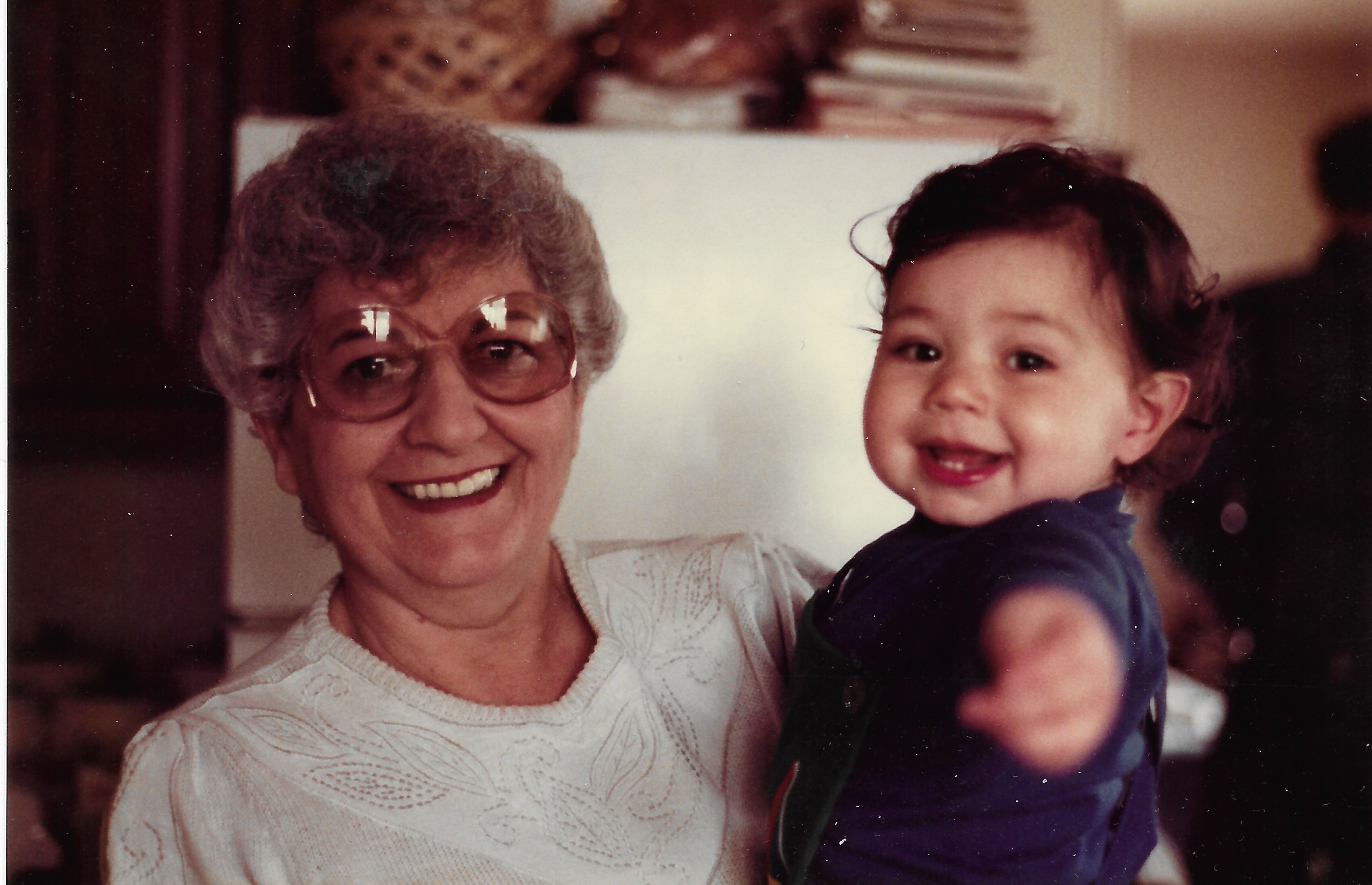 48 Helen and grandson James 1985.jpg