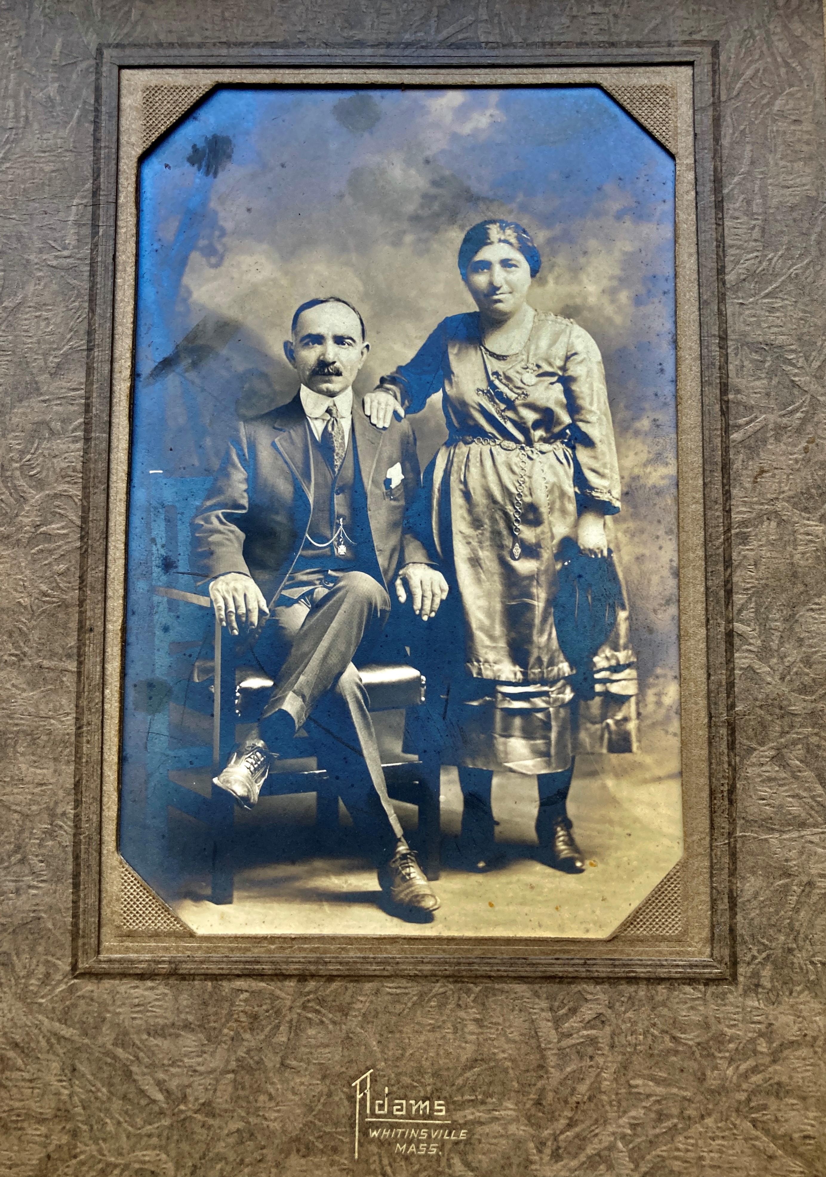 Ohan and Akabi Mooradian, Whitinsville, 1910.jpeg
