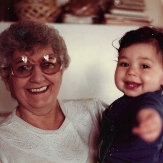 48 Helen and grandson James 1985.jpg