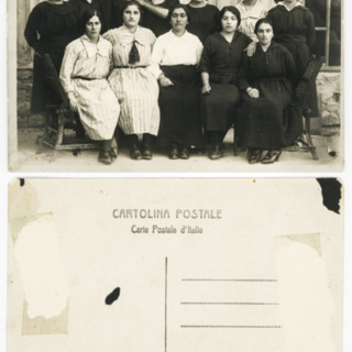 Siranoush with group pictured on an Italian postcard.