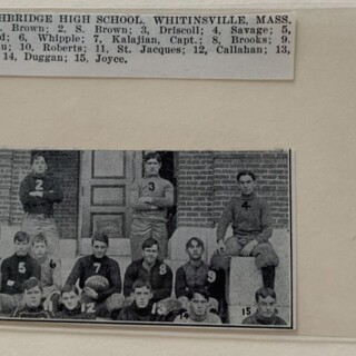 1906 Northbridge High School Football photo #7 Kalajian.jpg